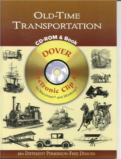 Old-Time Transportation CD-ROM & Book 
